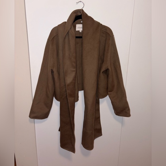 L’Academie by Marianna Milly Wool Scarf Jacket - Picture 3 of 9